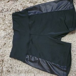 Shein black biker shorts